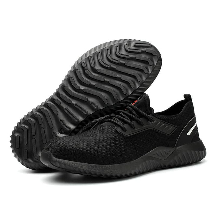 Mens Black Steel Toe Work Shoes Safety Shoes | 305