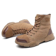 Cargar imagen en el visor de la Galería, Mens steel toe work boots Safety Boots-Essential for outdoor activities | LG611
