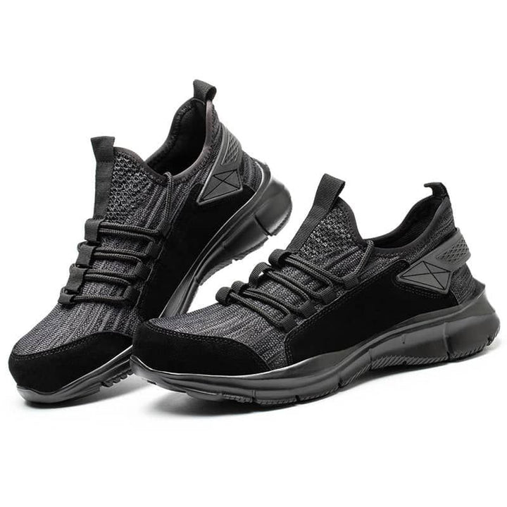 Non Slip Work Shoes Safety Shoes Industrial Black Breathable Large Size | 1017