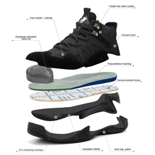 Cargar imagen en el visor de la Galería, Puncture Resistant Anti-Smashing ESD Steel Toe Work Boots | 055
