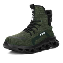 Carica l&#39;immagine nel visualizzatore Galleria, Safety Boots Are Light and Comfortable Steel Toe Cap Anti-piercing Industrial Outdoor Work Shoes
