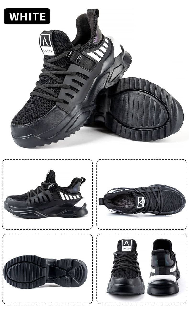 Safety Boots with Steel Toe Lightweight and Durable Protective Footwear fashion steel toe sneakers |026