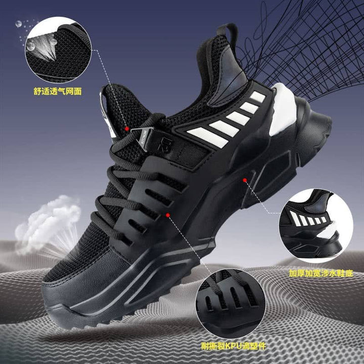 Safety Boots with Steel Toe Lightweight and Durable Protective Footwear fashion steel toe sneakers |026