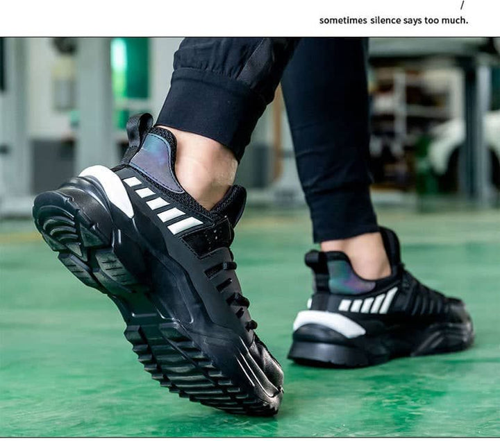 Safety Boots with Steel Toe Lightweight and Durable Protective Footwear fashion steel toe sneakers |026