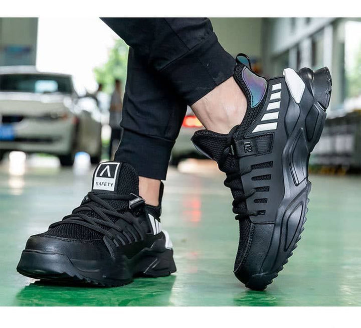 Safety Boots with Steel Toe Lightweight and Durable Protective Footwear fashion steel toe sneakers |026