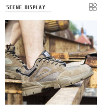 Cargar imagen en el visor de la Galería, Safety Shoes Low-Top Hiking Shoes for Outdoor Trailing Trekking |137
