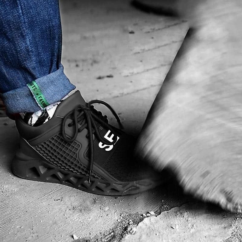 Teenro Safety Shoes Men Women Fashion STEEL TOE SNEAKERS teenro
