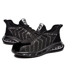 Charger l&#39;image dans la visionneuse de la galerie, Safety Shoes Mens Work Boots Black Breathable | Jb711
