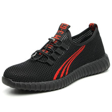 Cargar imagen en el visor de la Galería, Safety Shoes Steel Toe Work Sneakers Breathable Lightweight Construction Footwear | 023
