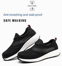 Carica l&#39;immagine nel visualizzatore Galleria, Steel Toe Cap Anti-Smashing Anti-Penetration Breathable Work Shoes WD682
