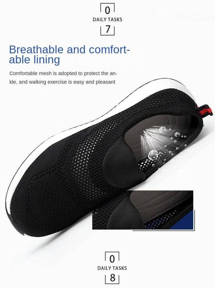 Steel Toe Cap Anti-Smashing Anti-Penetration Breathable Work Shoes WD682