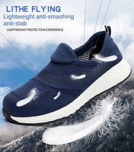 Charger l&#39;image dans la visionneuse de la galerie, Steel Toe Cap Anti-Smashing Anti-Penetration Breathable Work Shoes WD682
