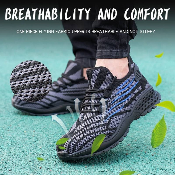 Steel Toe Safety Shoes Work Shoes For lightweight Breathable Anti-Smashing Non-Slip | HJ103