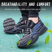 Cargar imagen en el visor de la Galería, Steel Toe Safety Shoes Work Shoes For lightweight Breathable Anti-Smashing Non-Slip | HJ103
