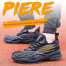 Cargar imagen en el visor de la Galería, Steel Toe Safety Shoes Work Shoes For lightweight Breathable Anti-Smashing Non-Slip | HJ103
