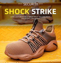 Cargar imagen en el visor de la Galería, Steel Toe Shoes For Women Men Fashion Steel Toe Boots | 810
