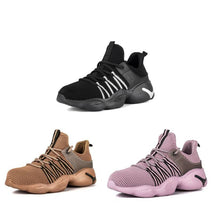 Laden Sie das Bild in den Galerie-Viewer, Steel Toe Shoes For Women Men Fashion Steel Toe Boots | 810
