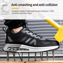 Cargar imagen en el visor de la Galería, Steel Toe Shoes for Safety Work Shoes Slip Air Cushion Tennis Shoes 9KV | JB9192
