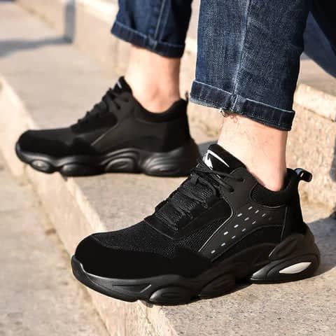 Steel toe tennis hot sale