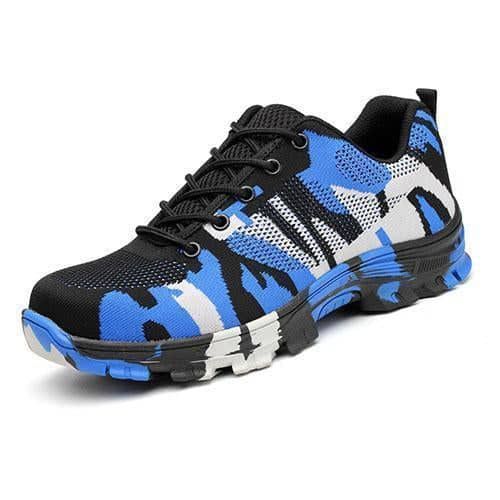 Teenron On Slip Shoes Safety Shoes Camouflage Color Work Shoes Indestructible | 526 - teenro