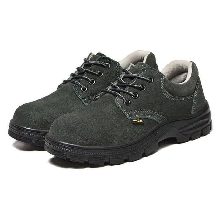 Teenro Steel Toe Cap Green Utility Shoes
