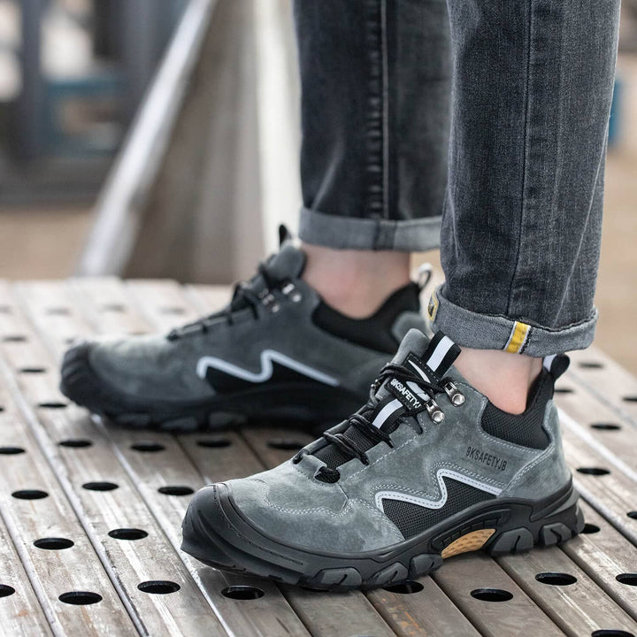 Teenro Unisex Steel Toe Lightweight Work Athletic Shoes JB673