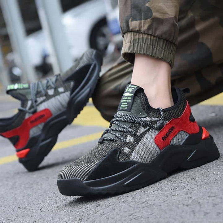 Unisex Athletic Steel Toe Safety Sneakers