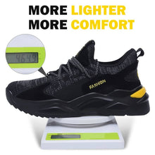 Cargar imagen en el visor de la Galería, Unisex Athletic Steel Toe Safety Sneakers
