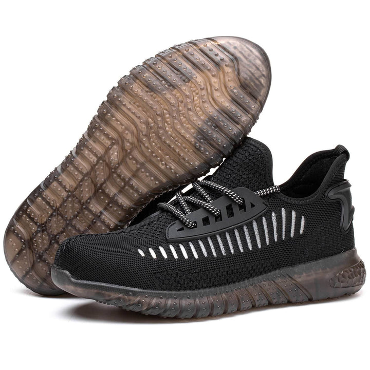 Unisex Steel Toe Non-Slip Athletic Work Shoes