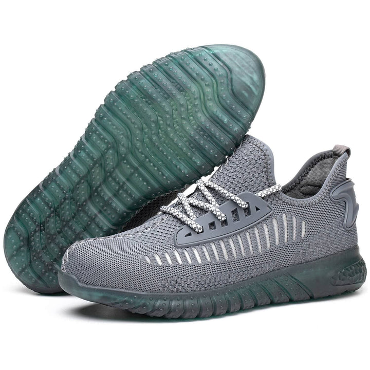 Unisex Steel Toe Non-Slip Athletic Work Shoes