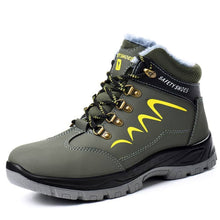 Cargar imagen en el visor de la Galería, Waterproof Anti-Smashing Steel Toe Work Boots | JB606
