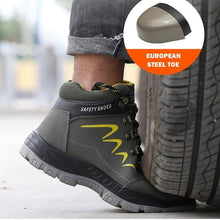 Charger l&#39;image dans la visionneuse de la galerie, Waterproof Anti-Smashing Steel Toe Work Boots | JB606
