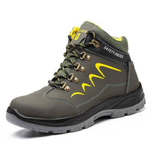 Cargar imagen en el visor de la Galería, Waterproof Anti-Smashing Steel Toe Work Boots | JB606

