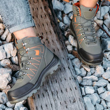 Charger l&#39;image dans la visionneuse de la galerie, 【Waterproof Steel Toe Boots 】work Shoes Anti-smashing Slip Resistant Steel Toe | Teenro 608
