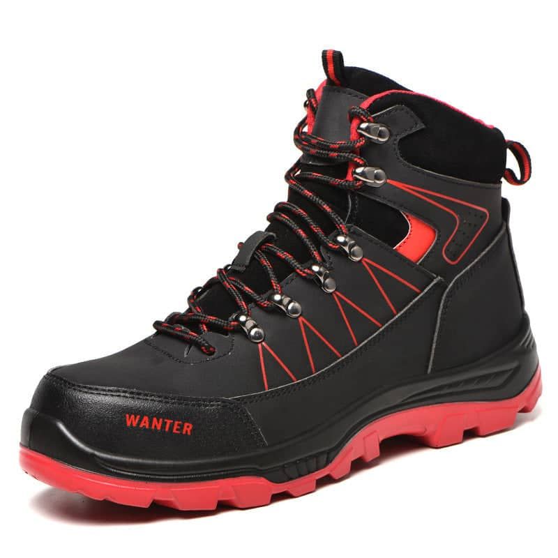 Teenro Waterproof Steel Toe Boot work Boots Anti-smashing