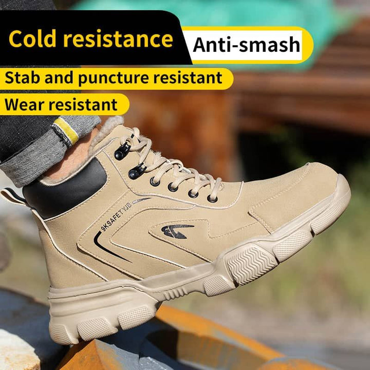 Winter Steel Cap Waterproof Work Boots Teenro JB9193