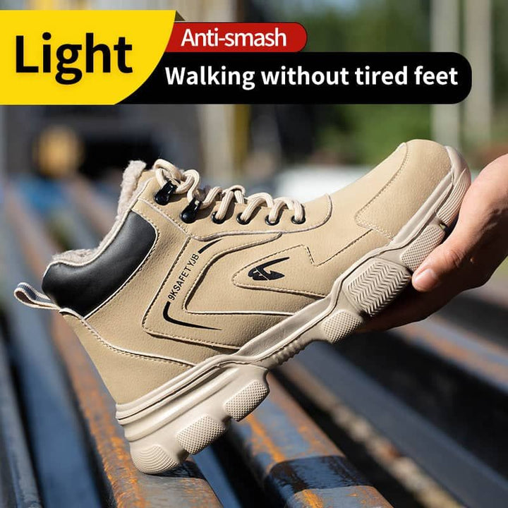 Winter Steel Cap Waterproof Work Boots Teenro JB9193