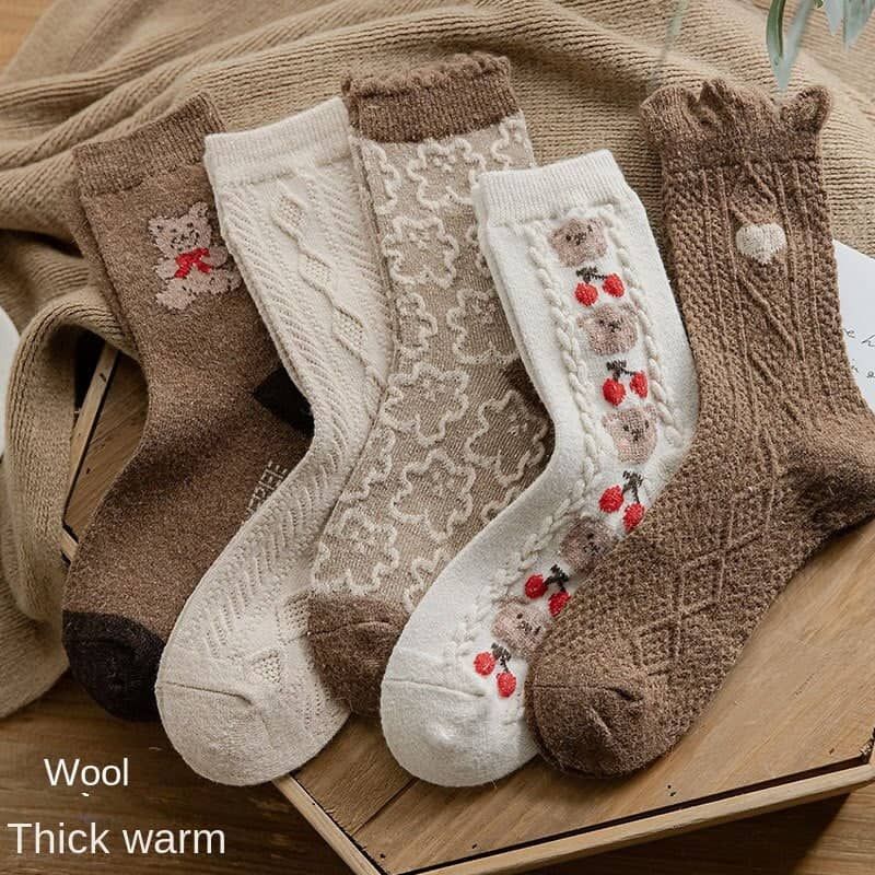 FYC Women Socks Winter - Gifts for Women - Warm Thick Soft Wool Socks  Christmas Gifts Socks Cozy Crew Socks