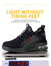 Cargar imagen en el visor de la Galería, Work Safety Shoes Industrial and Construction Shoe FASHION STEEL TOE Shoes | JB795
