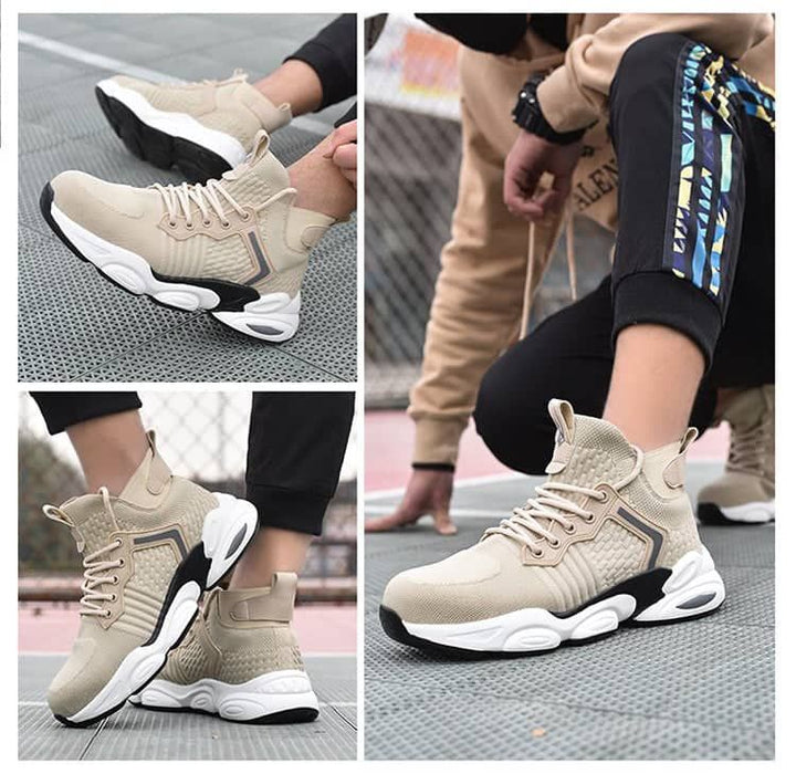 Work Shoes For Men Safety Work Composite Toe Shoes| Teenro782