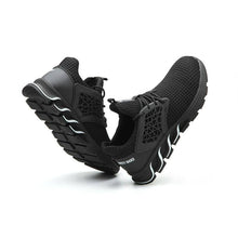 Laden Sie das Bild in den Galerie-Viewer, Work Shoes For Men Steel Toe Cap Safet Shoes Breathable | LDF18
