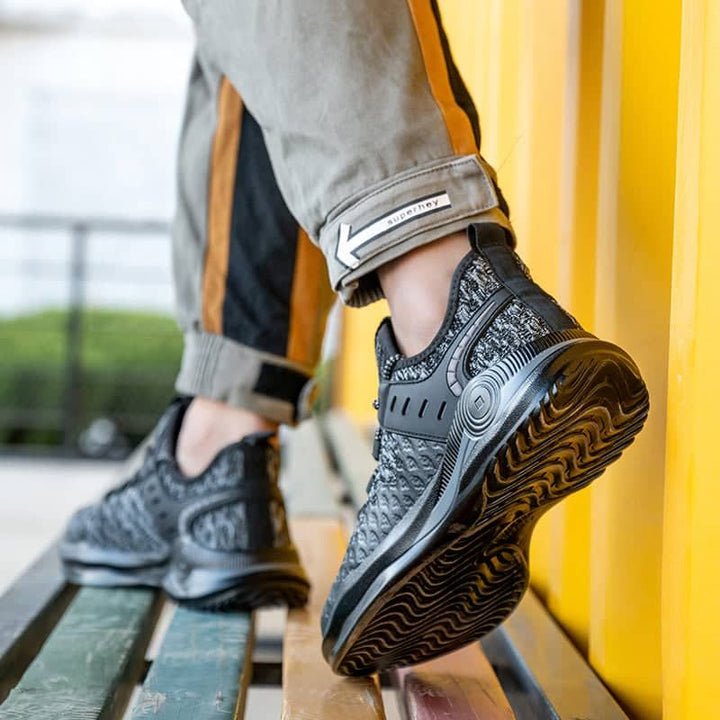 comfortable safety shoes Steel Toe Sneakers for Breathable | FZ-83