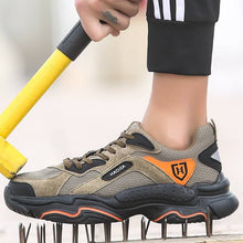 Charger l&#39;image dans la visionneuse de la galerie, fashion safety shoes steel toe work boot a safety shoes composite | 518
