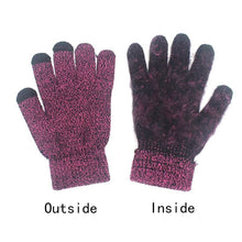 Load image into Gallery viewer, hat scarf and gloves set warm set winter touchscreen gloves
