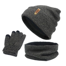 Charger l&#39;image dans la visionneuse de la galerie, hat scarf and gloves set warm set winter touchscreen gloves
