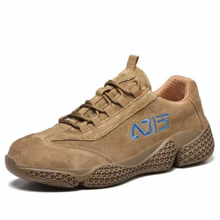 mens slip on work shoes stylish indestructible steel toe safety shoes | XD568