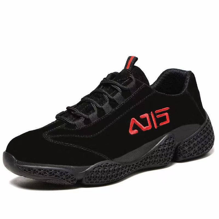 mens slip on work shoes stylish indestructible steel toe safety shoes | XD568