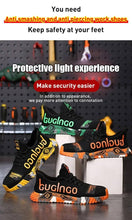 Cargar imagen en el visor de la Galería, steel toe boots work safety shoes non-slip puncture-proof | XD8876
